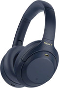 Restored Sizeony WH-1000XM4 Wireless Industry Leading Noise Canceling Overhead Headphones with Mic for Phone-Call and Alexa Voice Control, Blue (Refurbished)