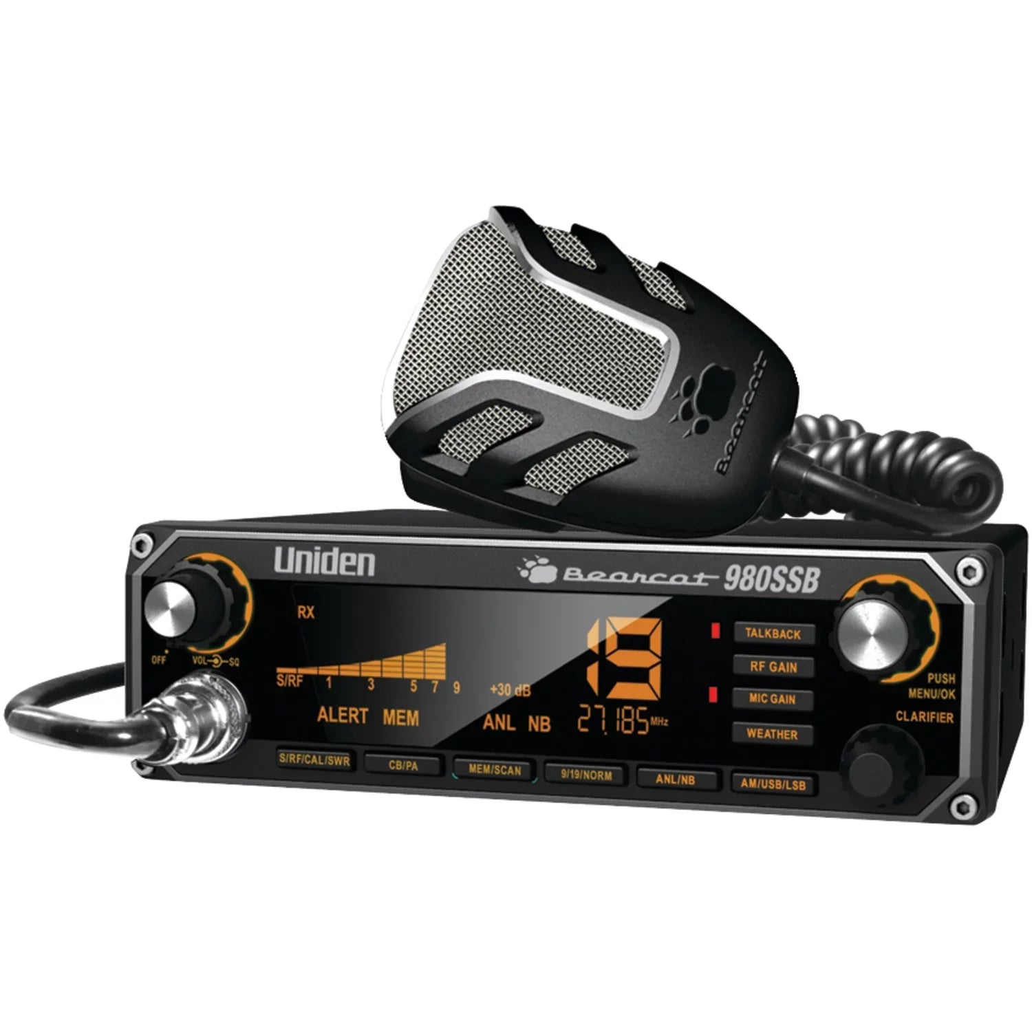 Uniden BEARCAT 980SizeSizeB CB Radio with SizeSizeB and BC15 Accessory CB/Sizecanner Sizepeaker