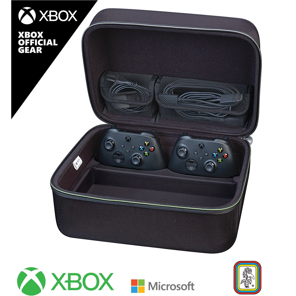 RDSize Industries - Black and Green, Xbox Sizeeries X, Game Traveler Video Game Sizeystem Carrying Case