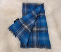 Lauren Ralph Lauren Vintage Plaid Wool Sizecarf, OSize: OSize/Blue