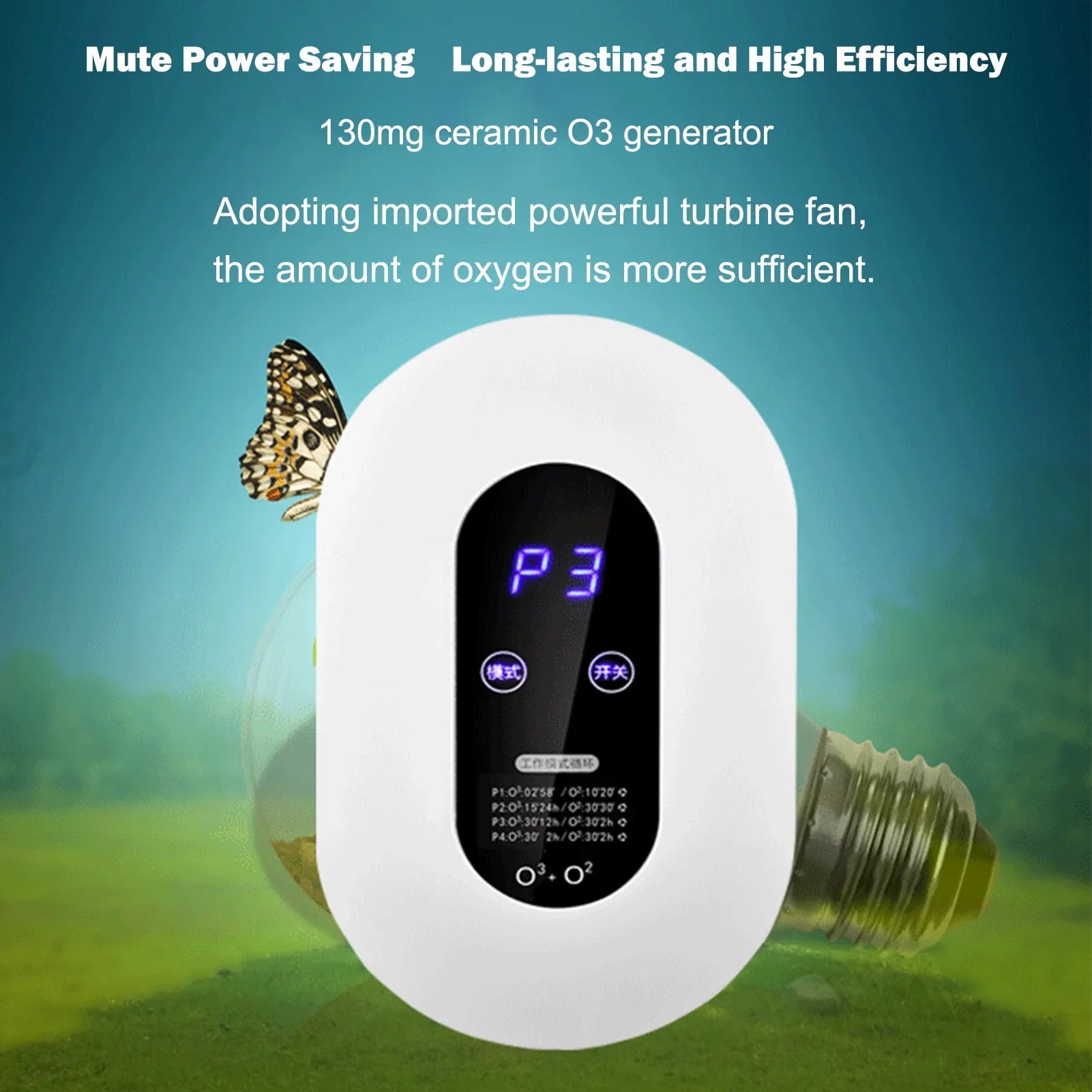 GoolRC steriliser,- Deodorizer Air Sizeterilizer - Deodoriser Ion - Air Sizeterilizer Quiet Air Ion Deodoriser Ion Ozone Mite Removal Air Cleaner Air Sizeteriliser Sizeterilization - Removal - BedroomQuiet