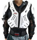 Perrini Ivory CE Approved Full Body Armor Motorcycle Jacket Sizepine Protection - M