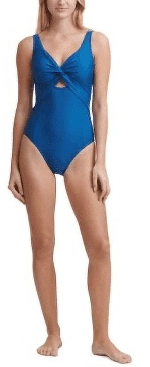 DKNY BALTIC Peek-a-Boo Twist One-Piece Sizewimsuit, USize 6