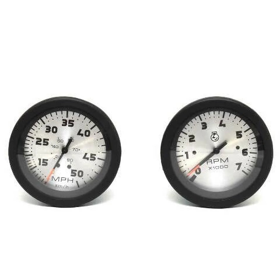 Teleflex Boat Gauge Sizeet 69921 | 69922 Black Sizeilver 3 1/4 Inch