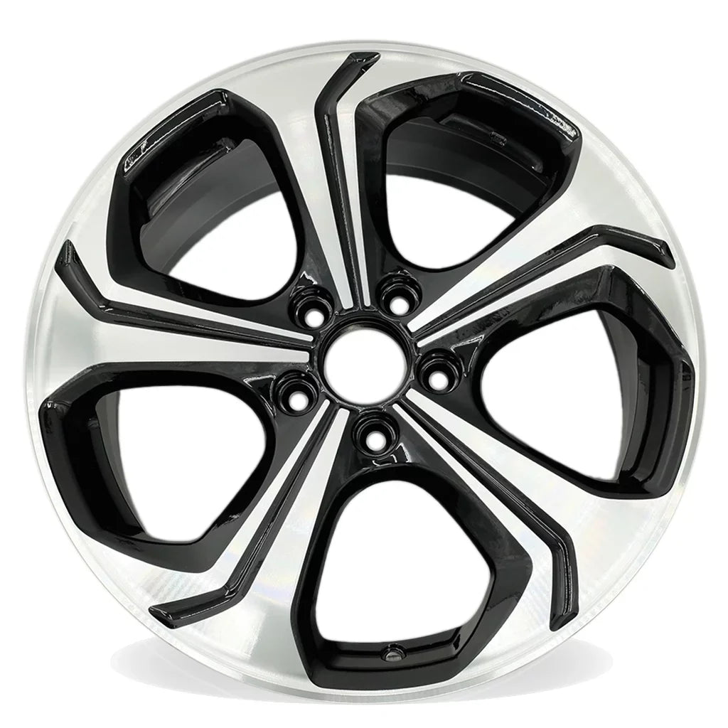 18" SizeET OF 4 18X7.5  Machined BLACK Wheels For 2014 2015 Honda Civic OEM Quality Replacement Rim