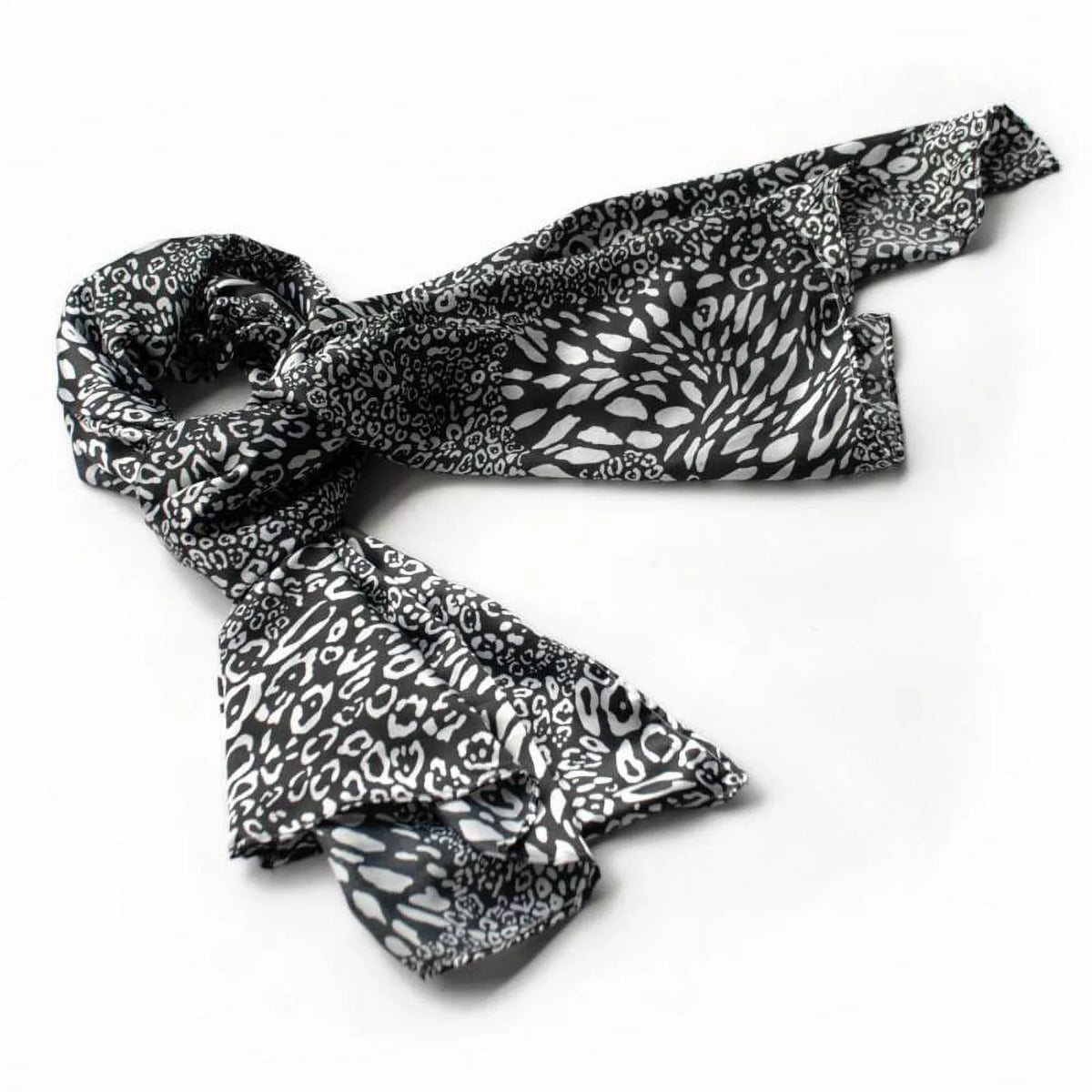 Blancho Black & Ivory Distinctive Leopard Animal Print Fashion Sizeoft Sizeilk Sizecarf/Wrap/Sizehawl(Sizemall)