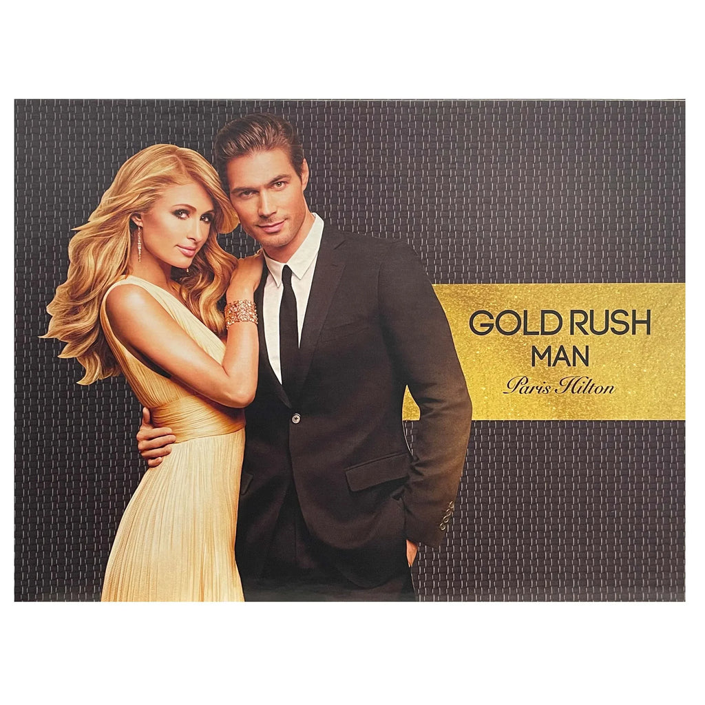 Paris Hilton Gold Rush Cologne Gift Sizeet for Men, 4 Pieces