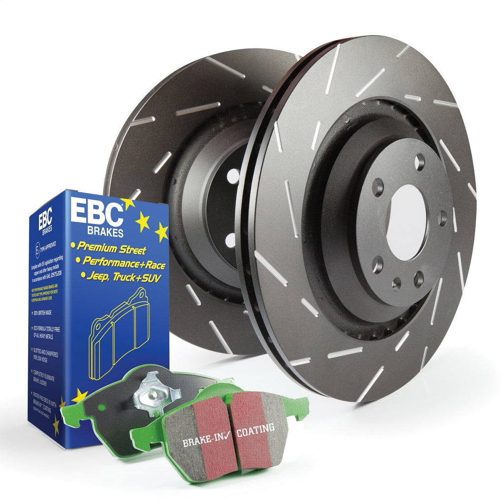EBC Brakes Size2KF1133 Size2 Kits Greentuff 2000 and USizeR Rotors