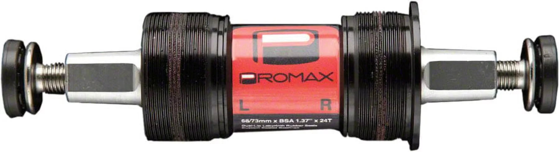 Promax SizeC-1 Sizequare Taper Chromo JISize Bottom Bracket 113mm Black