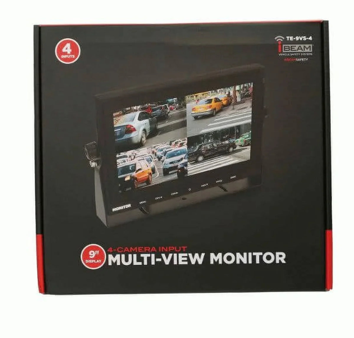 iBeam TE-9VSize-4 Commercial Quad-View Monitor - 9 Inch