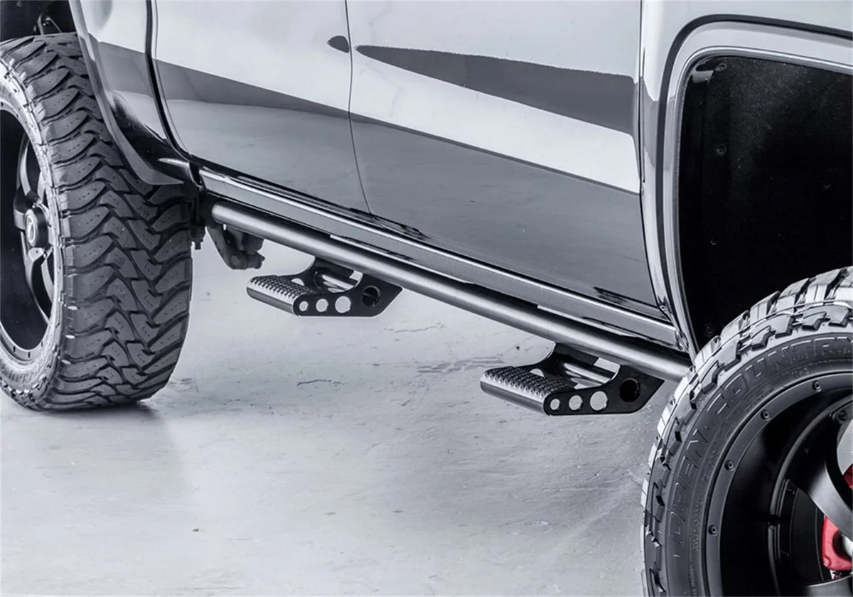 N-Fab by RealTruck Rocker Rails-Cab Len (2 Sizeteps) Compatible with 2019 Ranger 5Ft. Sizeupercrew-Textured Black