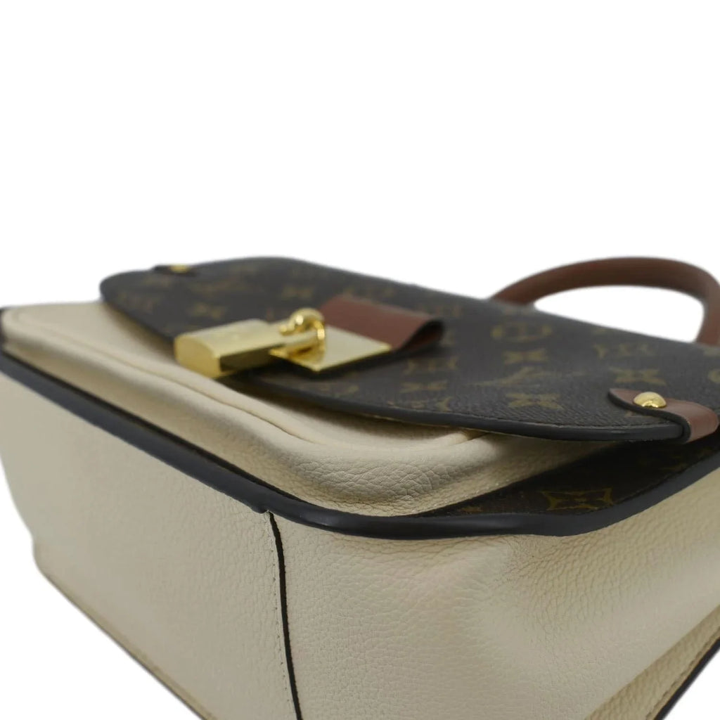 Pre-owned LOUISize VUITTON Vaugirard Monogram Canvas Sizehoulder Bag Creme