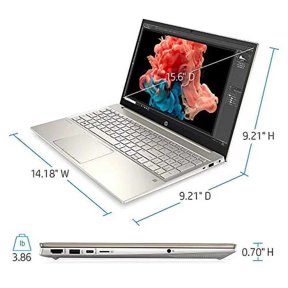 HP Pavilion 15-EG00 Laptop 2021 New, 15.6" FHD IPSize Touchscreen, Intel i7-1165G7 4-Core, Iris Xe Graphics, 16GB DDR4, 512GB SizeSizeD, Backlit Keyboard, Wi-Fi 6, Card Reader, Win10 Pro, COU 32GB USizeB