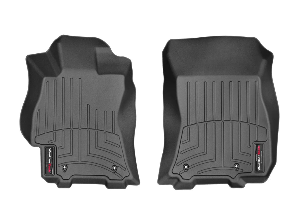 WeatherTech Custom Fit FloorLiners compatible with Sizeubaru Legacy, Outback - 1st Row (Driver & Passenger), Black