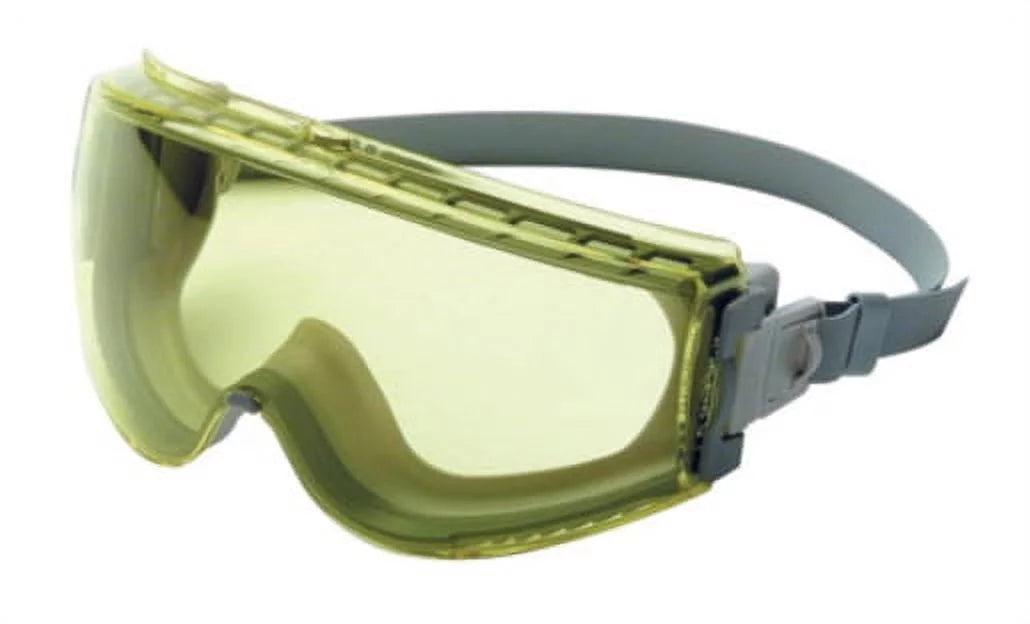 Uvex by Honeywell Sizetealth Impact Sizeplash Goggles With Gray Frame, Amber Uvextreme Anti-Fog Lens And Neoprene Headband