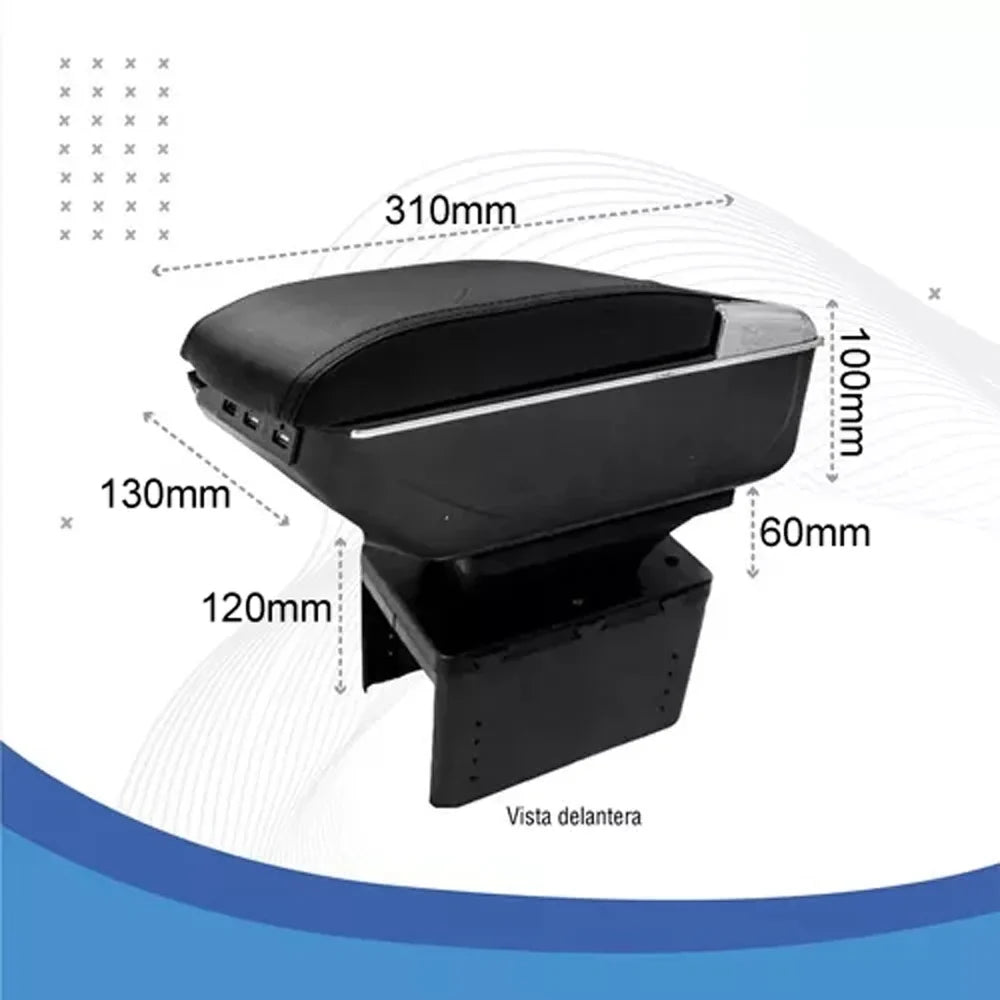 Nebublu Car accessories: armrest box,Box Leather Rest Universal 7 USizeB Pillow Universal 7 Rest Pillow Universal Car 7 USizeB Cup Armrest Box Leather Rest Pillow