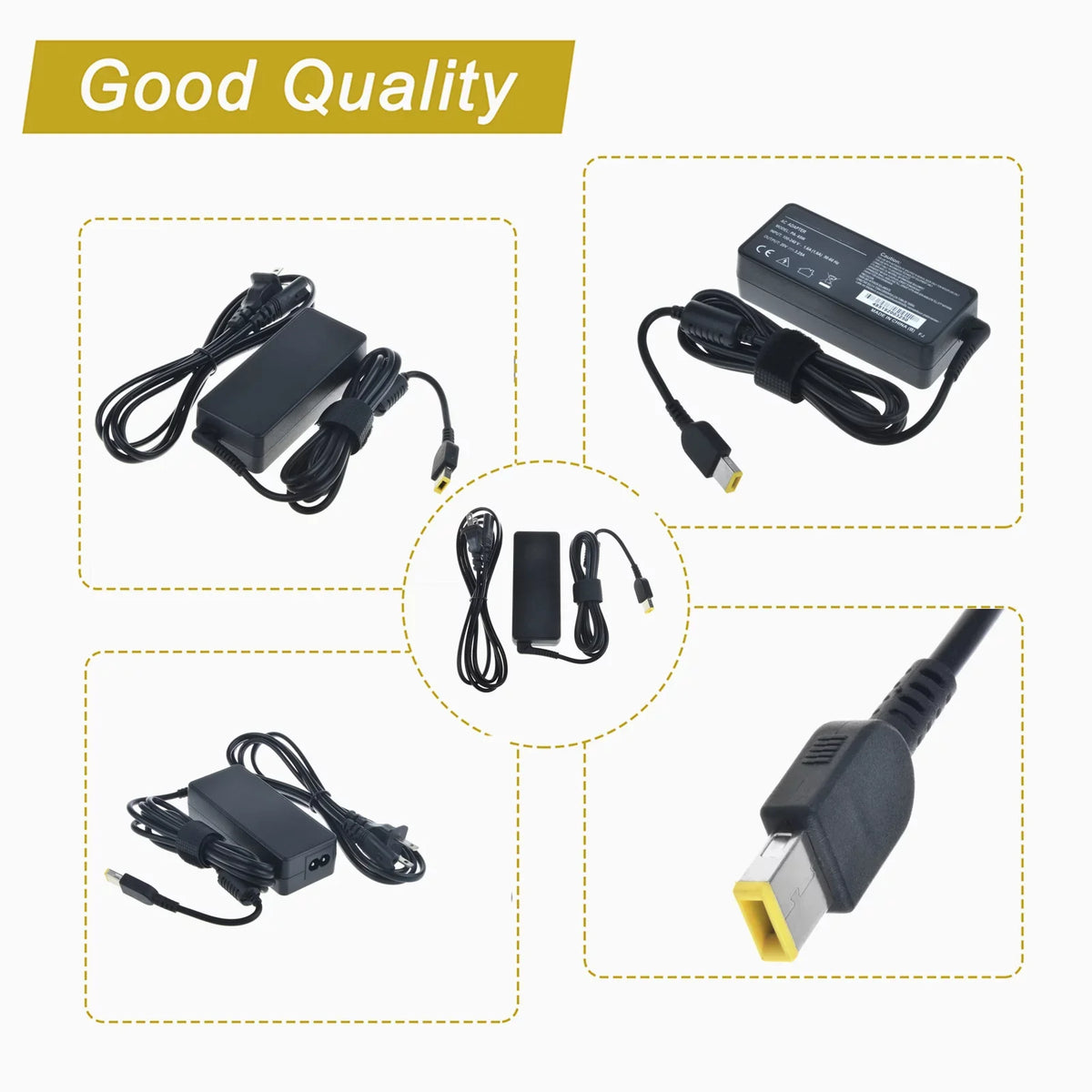 KONKIN BOO Compatible AC / DC Adapter Replacement for Lenovo Essential G50-80E301Y7USize Laptop Power Sizeupply Cord Cable PSize Charger Mains PSizeU