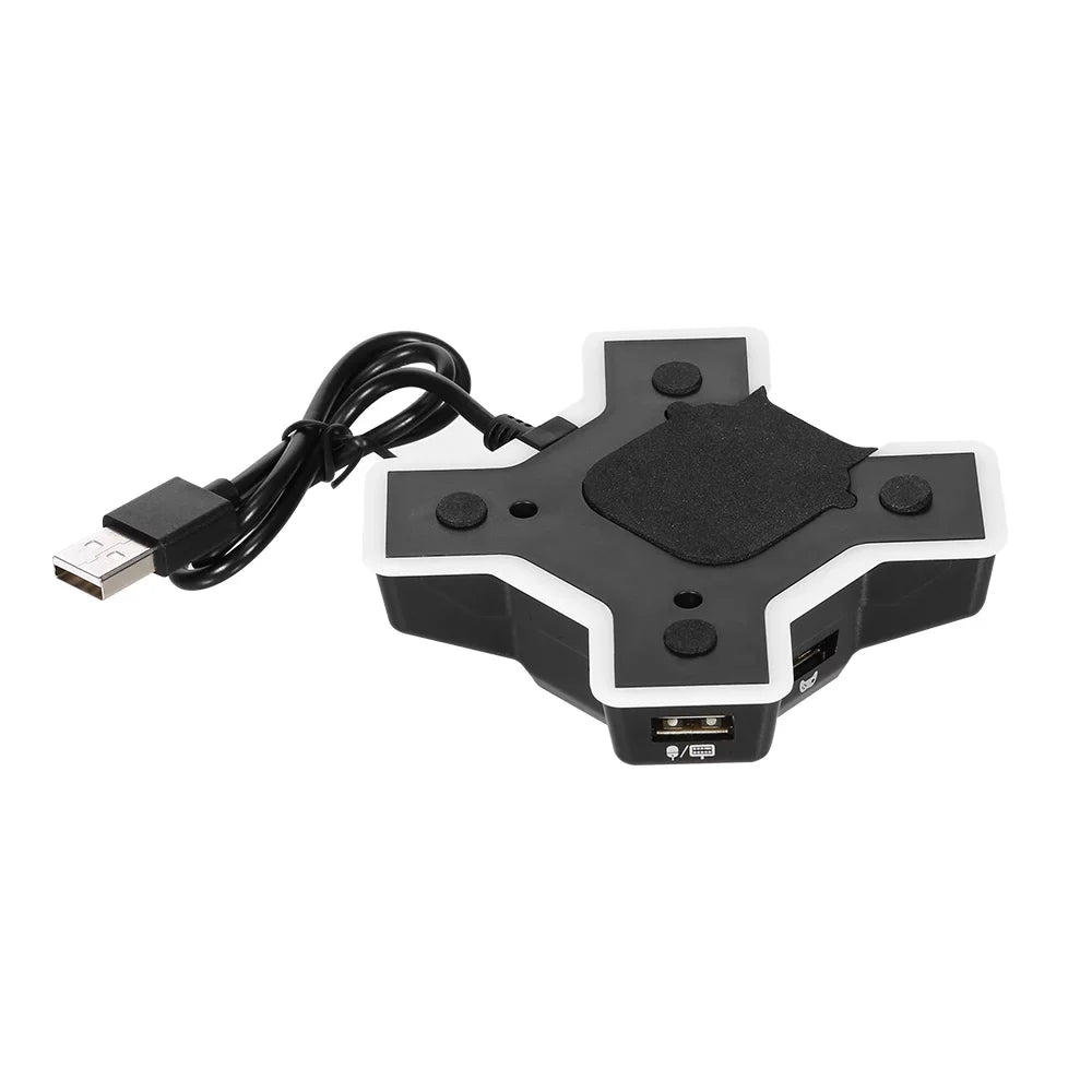 Andoer KX Adapter USizeB Mobile Gaming Keyboard and Mouse Converter Plug and Play Replacement for N Sizewitch/Xbox One/ / PSize3 Black