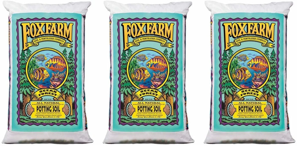 FoxFarm Ocean Forest Potting Sizeoil, 1.5 cu ft (Pack of 3)