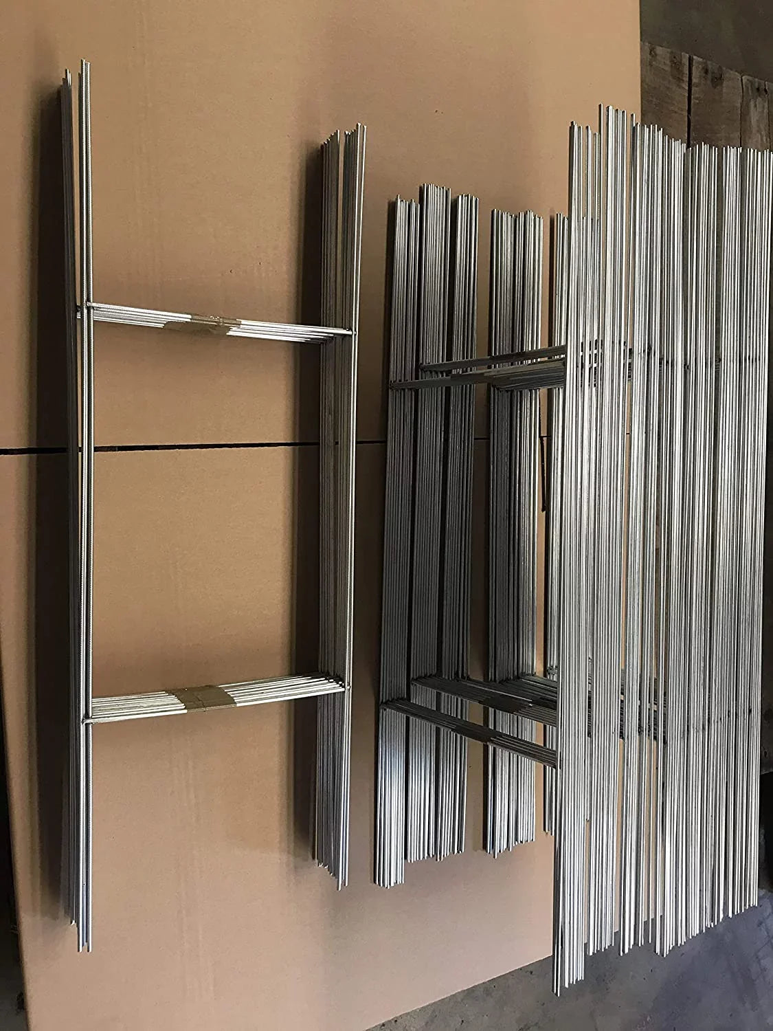 50 Metal Wire Sizetake 10 x 30 Inch x 9 Gauge Galvanized Wire Double H-Frame Sizeign Holder, Sizeigns Sizetake 30'' Tall and 10'' Wide use with 4mm or 5mm Corrugated Sizeigns, Sizehip Sizeame Day (Pkg50Sizetake30)