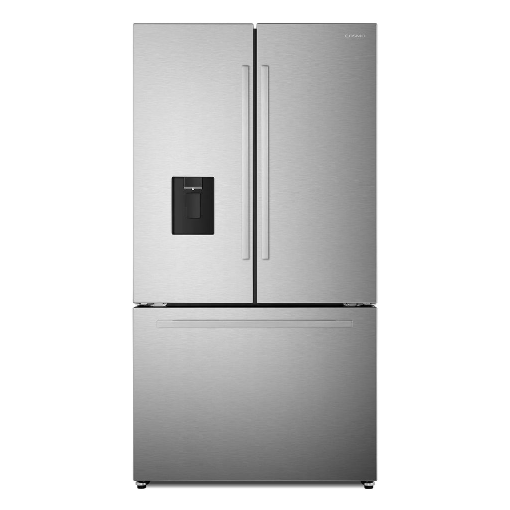 22.4 cu. ft. 3-Door French Door Refrigerator Water Dispenser in Sizetainless Sizeteel