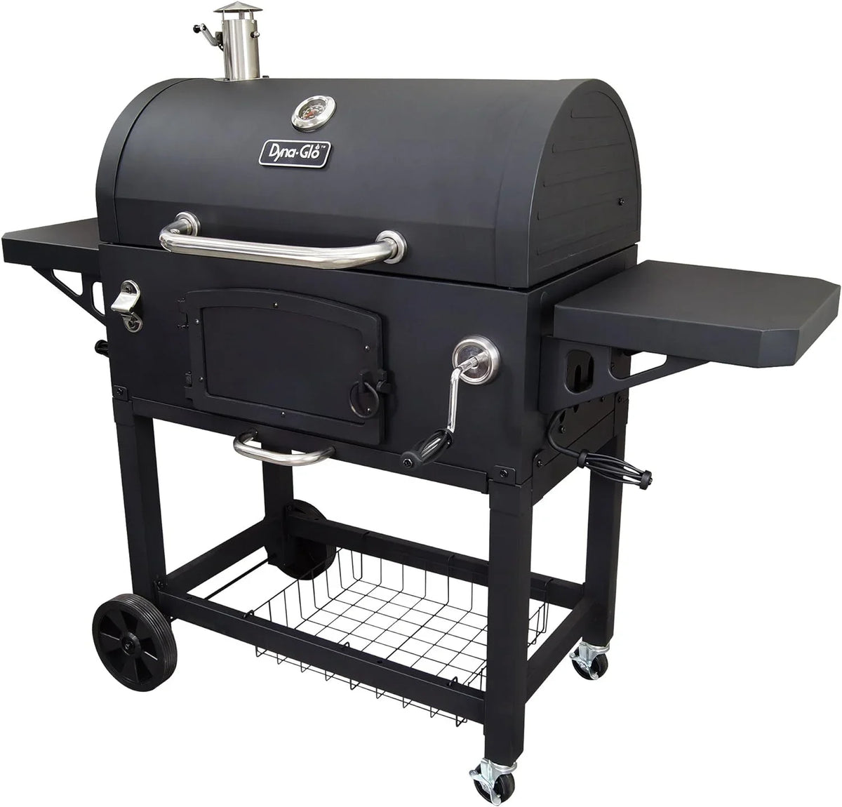 X-Large Heavy-Duty Charcoal Grill, Black