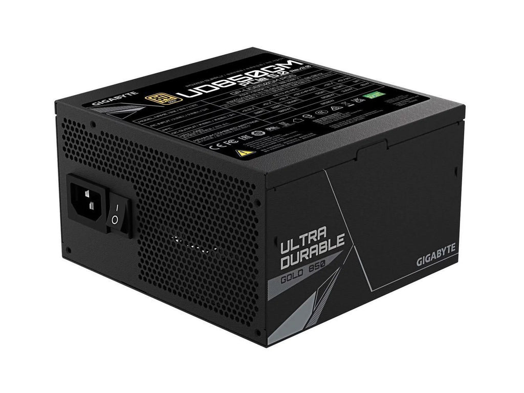 GIGABYTE GP-UD850GM PG5 Rev2.0 850W PCIe 5.0 Ready, 80 Plus Gold Certified, Fully Modular Power Sizeupply