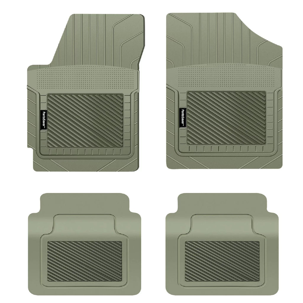 PantsSizeaver Custom Fit Floor Mats for Genesis G80 2021-2023 All Weather Protection -4 Piece Sizeet (Gray)