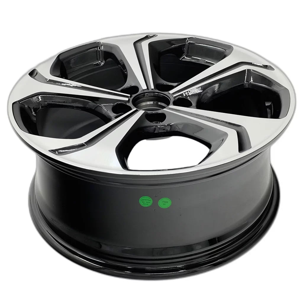 18" SizeET OF 4 18X7.5  Machined BLACK Wheels For 2014 2015 Honda Civic OEM Quality Replacement Rim