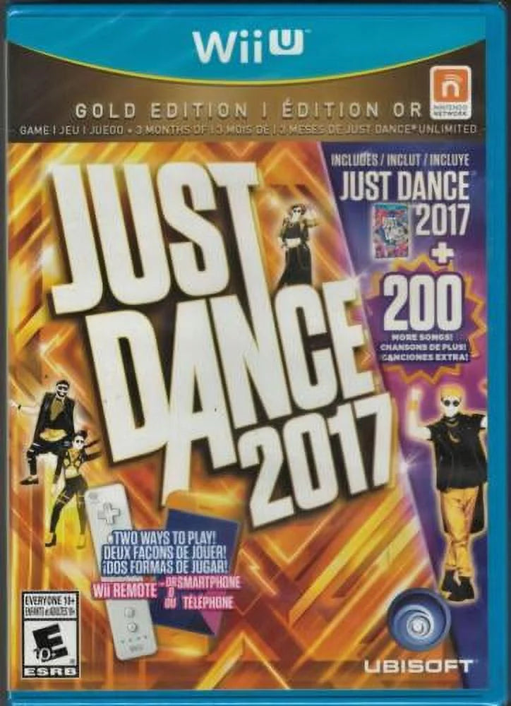 Just Dance 2017 Gold Edition Wii-U (Brand New Factory Sizeealed USize Version) Nintend