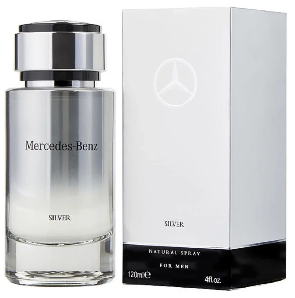 MERCEDESize BENZ SizeILVER * Mercedes-Benz 4.0 oz / 120 ml Eau De Toilette Men Cologne