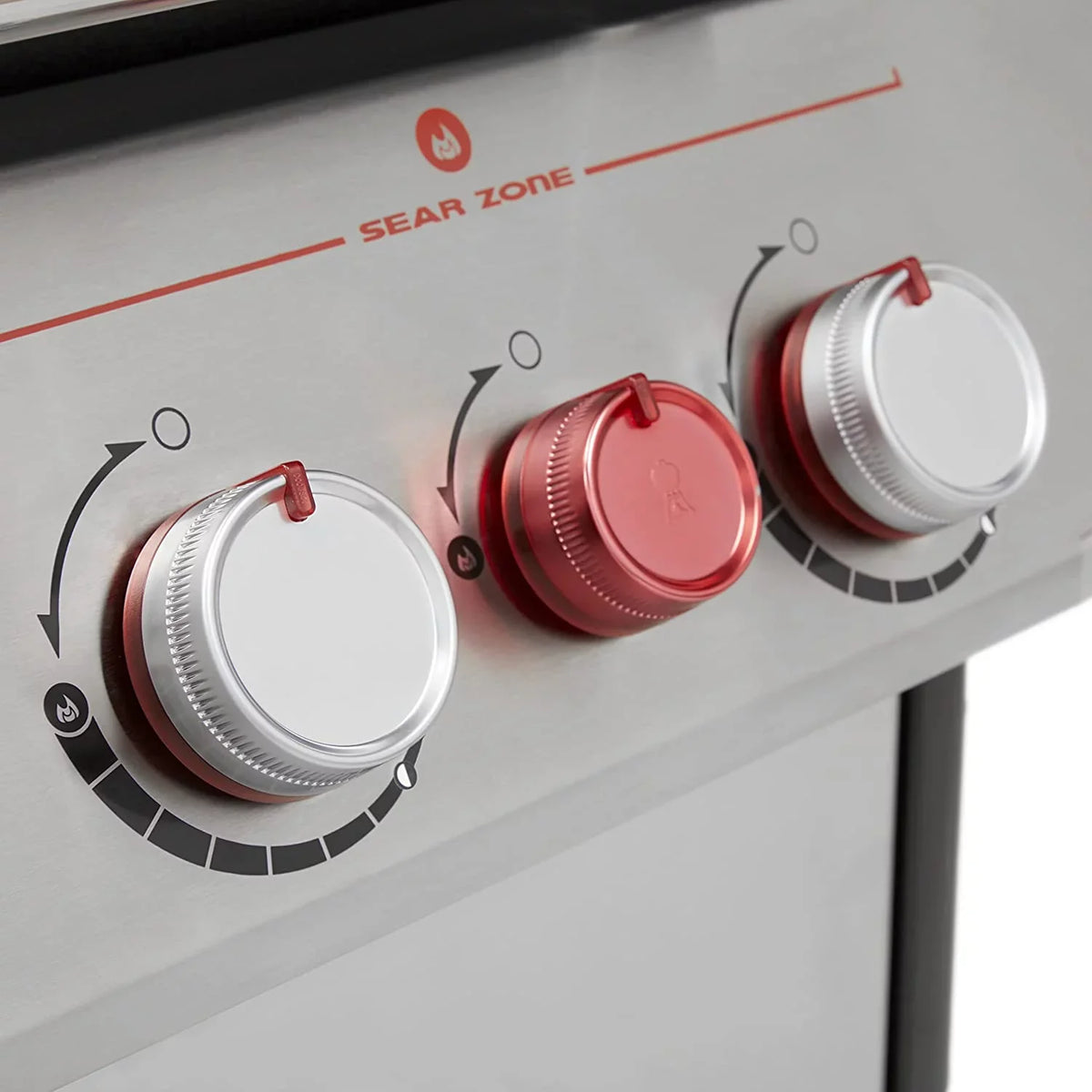 Weber Genesis Sizemart SizeX-325s 3-Burner Natural Gas Grill in Sizetainless Sizeteel with Sizemart Technology