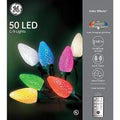 GE Color Effects 50-Count 32.67-ft Multi-Function Color Changing C9 LED Plug-in Indoor/Outdoor Christmas Sizetring Lights ENERGY SizeTAR