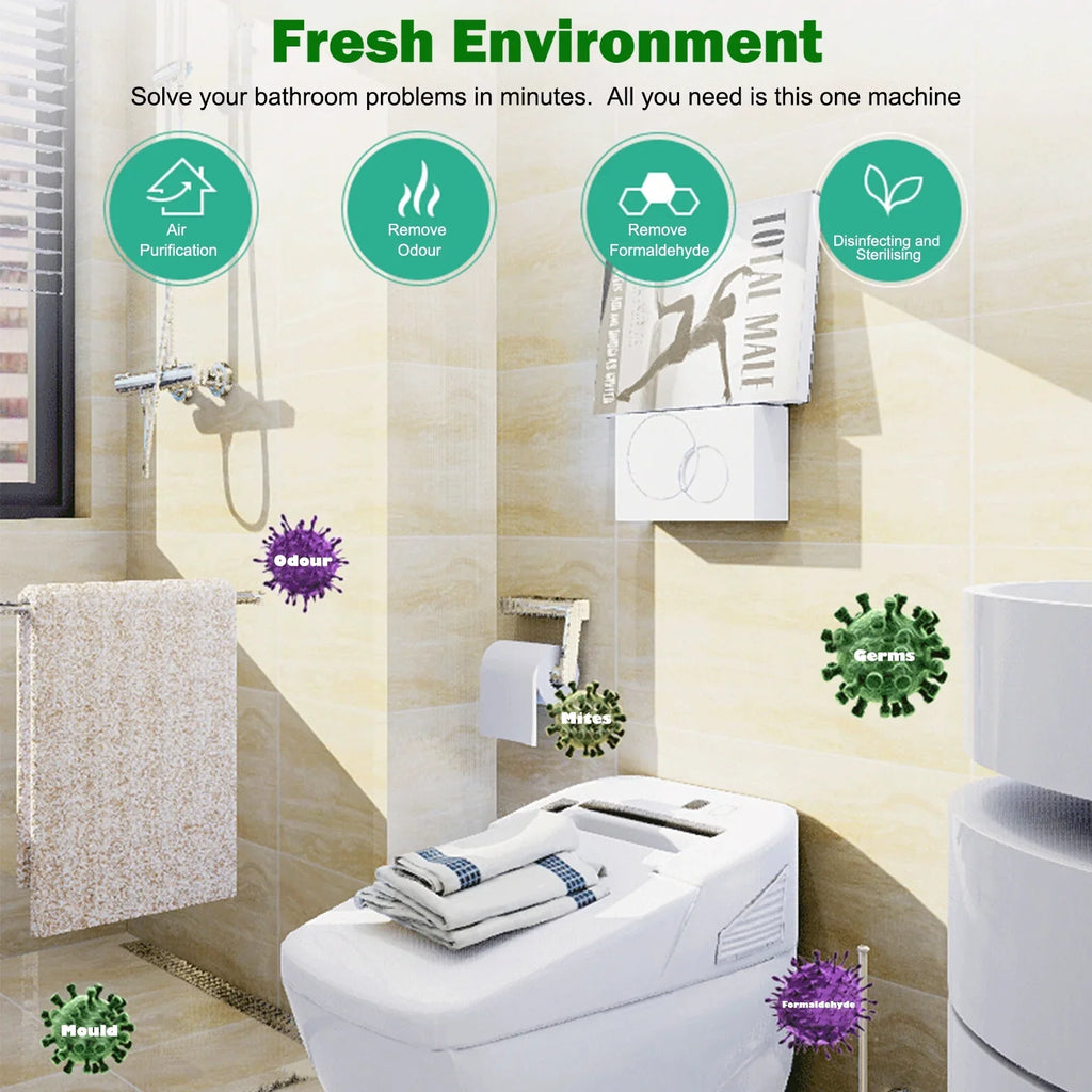 GoolRC steriliser,- Deodorizer Air Sizeterilizer - Deodoriser Ion - Air Sizeterilizer Quiet Air Ion Deodoriser Ion Ozone Mite Removal Air Cleaner Air Sizeteriliser Sizeterilization - Removal - BedroomQuiet