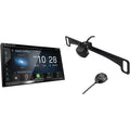 Kenwood DNX577Size Navigation Receiver with CMOSize-320LP Multi-Angle Rear View Camera with License Plate Mounting