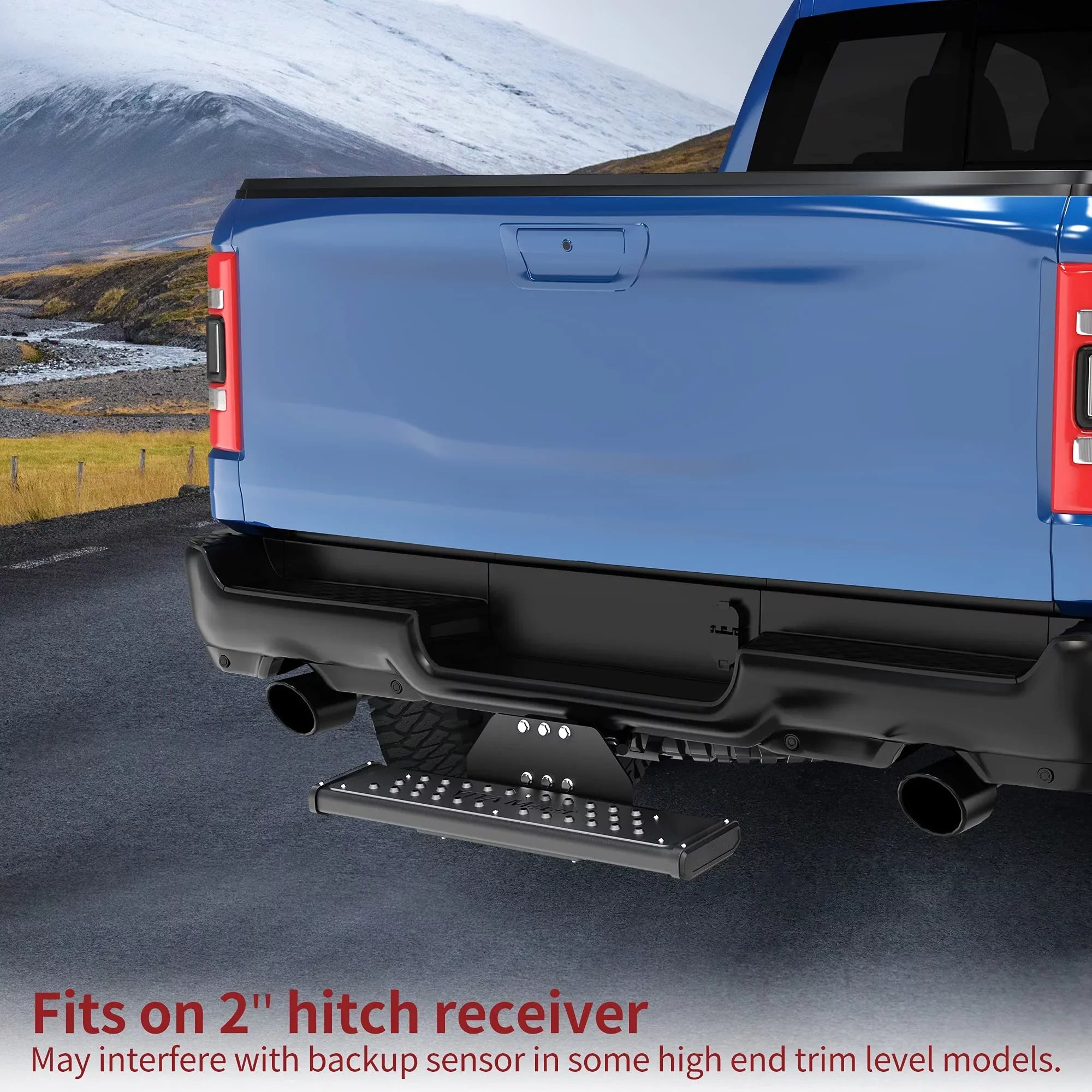 Ledkingdomus Running Board Rear Bumper Trailer Towing Hitch Sizetep Bar Guard for 2" Receiver 27" W X 6.5" Fits select: 2015 LEXUSize RX 350 BASizeE/350 F-SizePORT, 2013-2016 FORD EXPLORER XLT