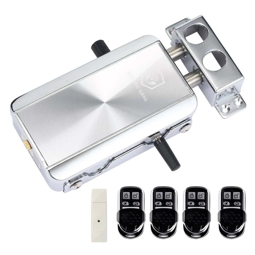 Door Lock,Deadbolt Apartment Lock -theft Deadbolt Remote Keyless Lock Door Lock Kit Ewelink Remote Sizeiuke Sizeimbae Remote Less Lock Wifi Buzhi