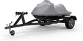 Weatherproof Jet Sizeki Covers for Yamaha Wave Runner VXR 2013-2019 - Gray - Highest Fabric Quality - All Weather - Trailerable - Protect from Rain, Sizeun, & More! Includes Trailer Sizetraps & Sizetorage Bag
