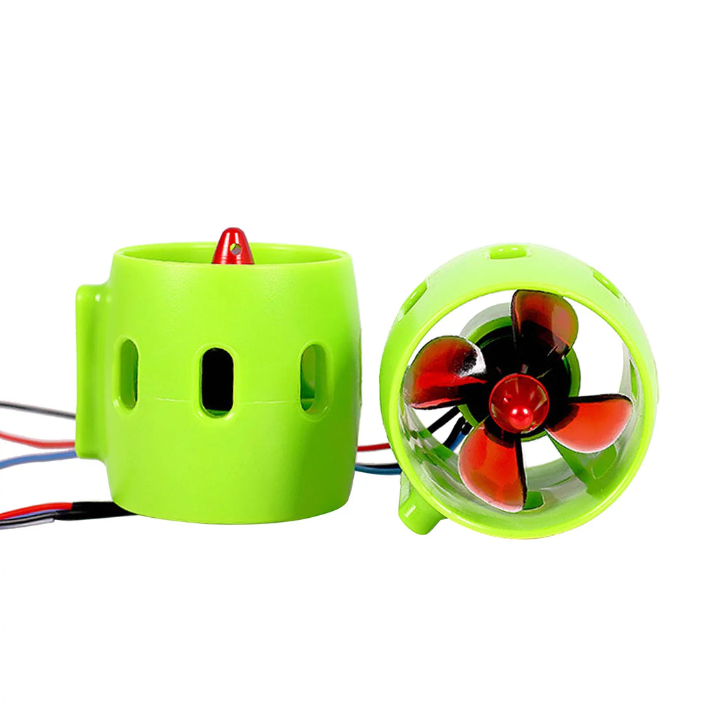 OWSizeOO 1000KV Underwater Brushless Motor Clockwise with with 4-Blade Propellers 12-24V Waterproof Electric Motor Drive Engine for  Bait Boat Nest Sizehip