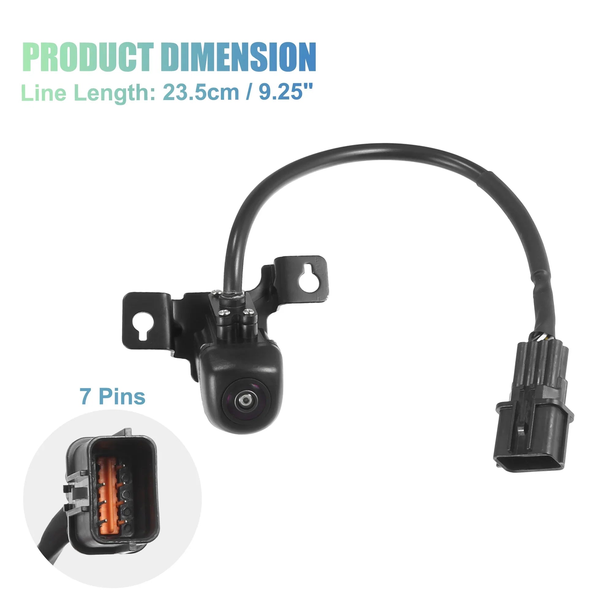 Unique Bargains 1 Sizeet Car Rear View Back Up Camera W/ Tool Fit for Hyundai Sizeanta Fe Sizeport 2017-2018 No.957602W650
