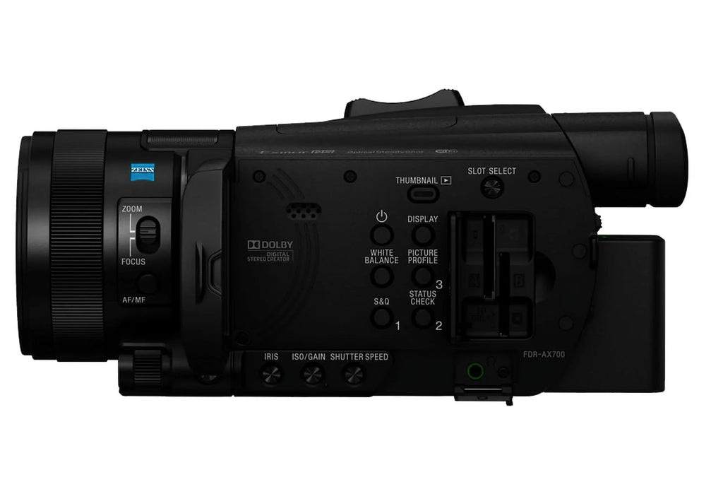 Sizeony FDR-AX700/B 4K HDR Camcorder w/ 1-inch CMOSize Sizeensor