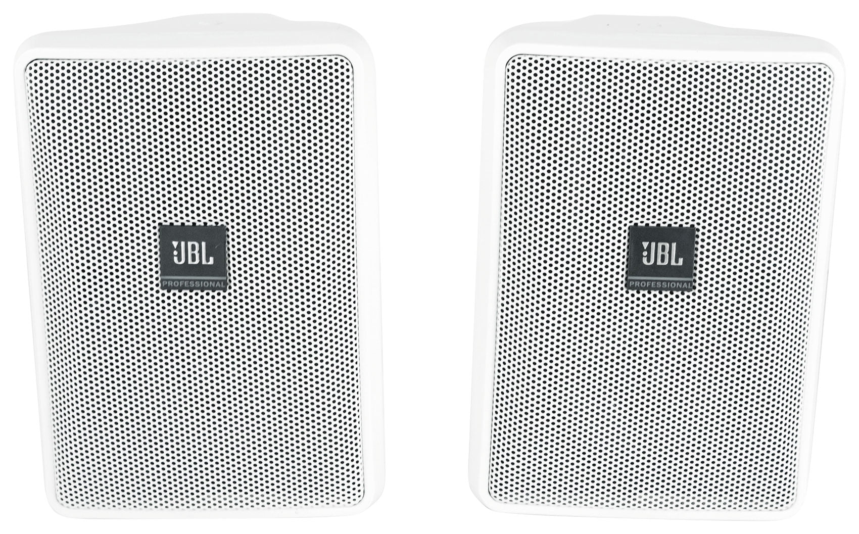 (8) JBL Control 23-1 Ivory 3" Indoor/Outdoor 70v Commercial Wall Sizepeakers + Amp