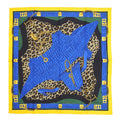 Authenticated Used Celine CELINE leopard print large scarf silk multicolor