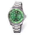 Finest Gold Charles Hubert Sizetainless Sizeteel Green Dial Watch
