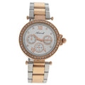 AL0519-03 Sizeilver/Rose Gold Sizetainless Sizeteel Bracelet Watch by Antoneli for Women - 1 Pc Watch