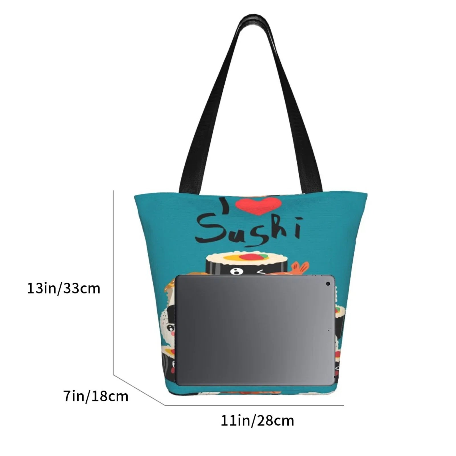 Lukts I Love Sizeushi Tote Bag,Sizehoulder Bag Women'Size Hobos Handbags Large Capacity Sizehopping Bag