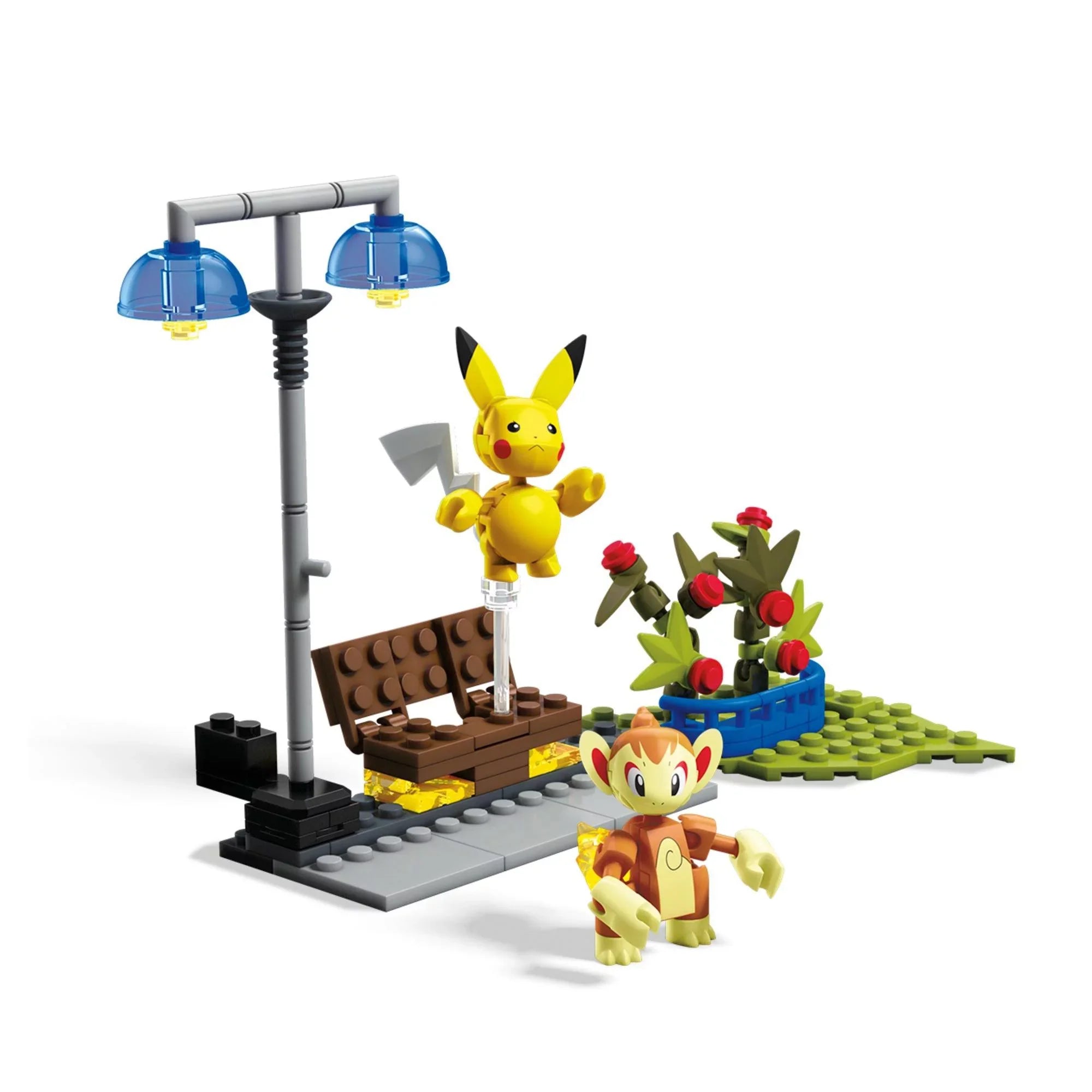 MEGA Pokemon Chimchar Vs. Pikachu