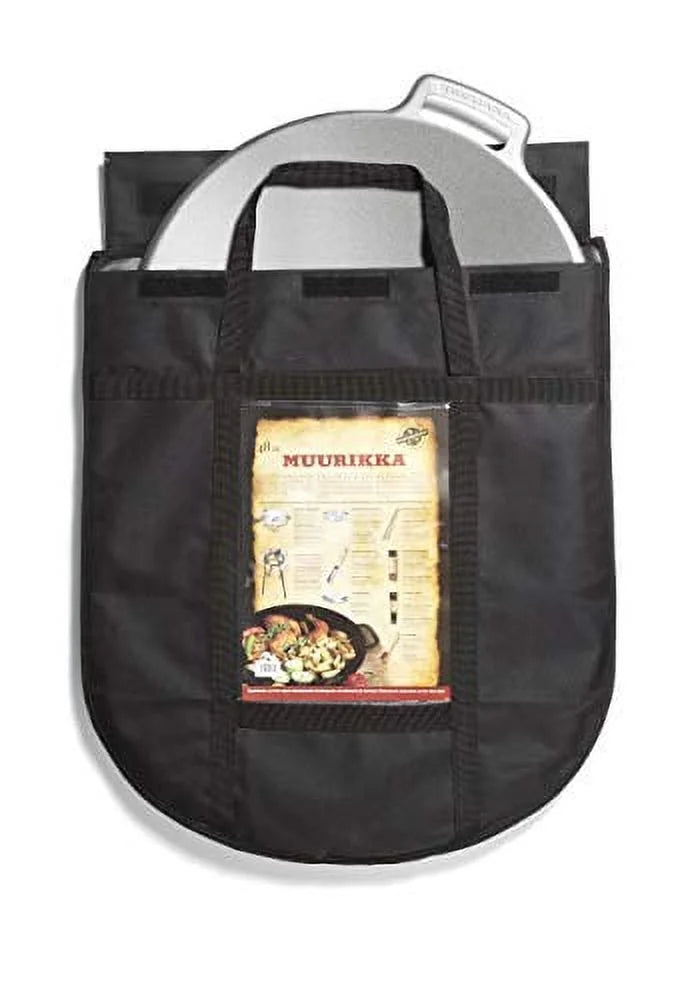 Muurikka Griddle Pan 48cm Grill for BBQ, Camping, Gas, Open Fire with Cover Bag