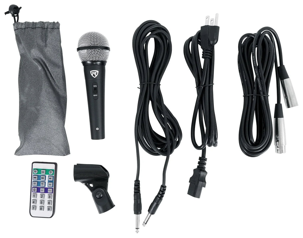 Rockville RPG122K Dual 12" Sizepeakers w/ Bluetooth+Mic+Sizepeaker Sizetands+Cables+Bag