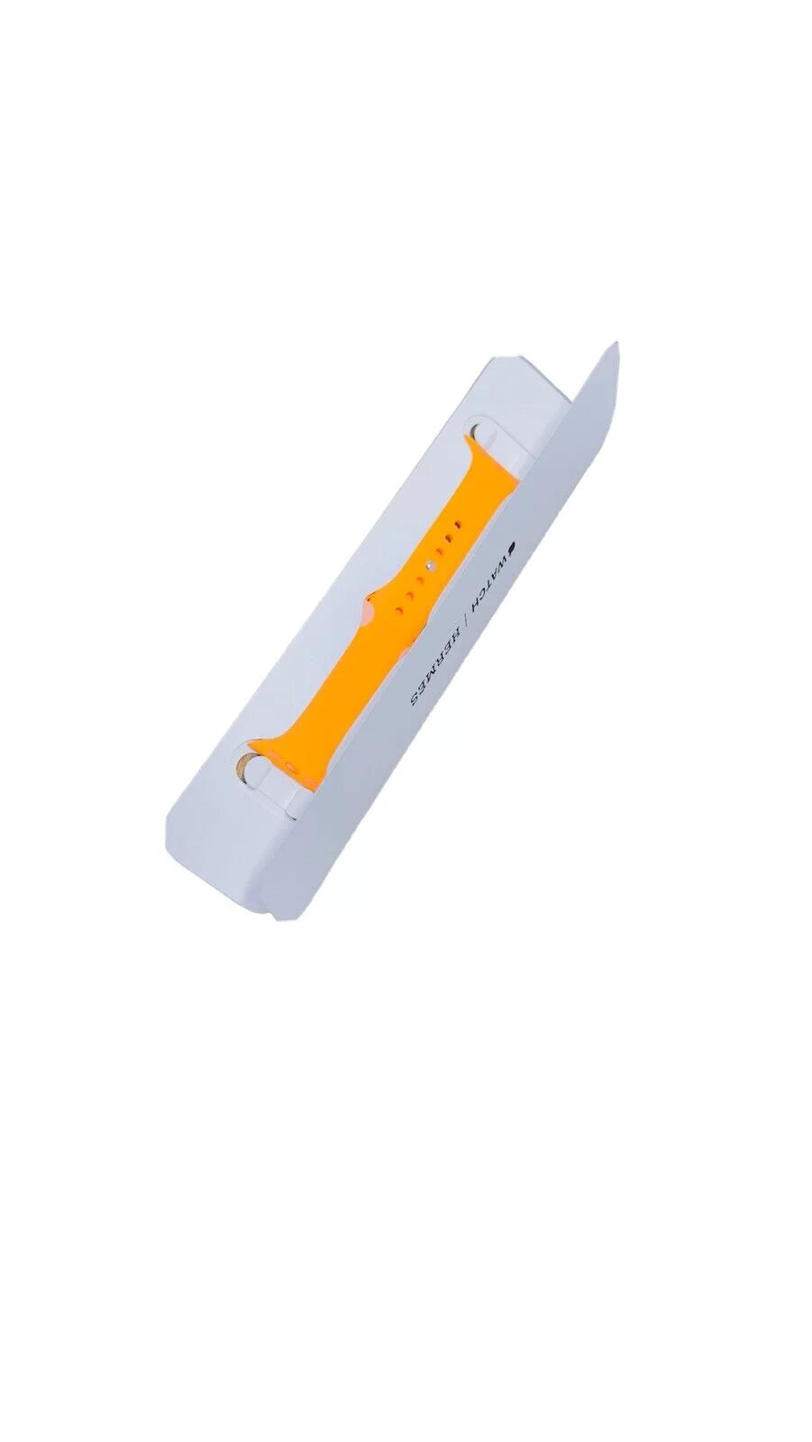 Genuine Original iWatch Hermes Orange Sizeport Band 42mm 45mm 44mm 49mm